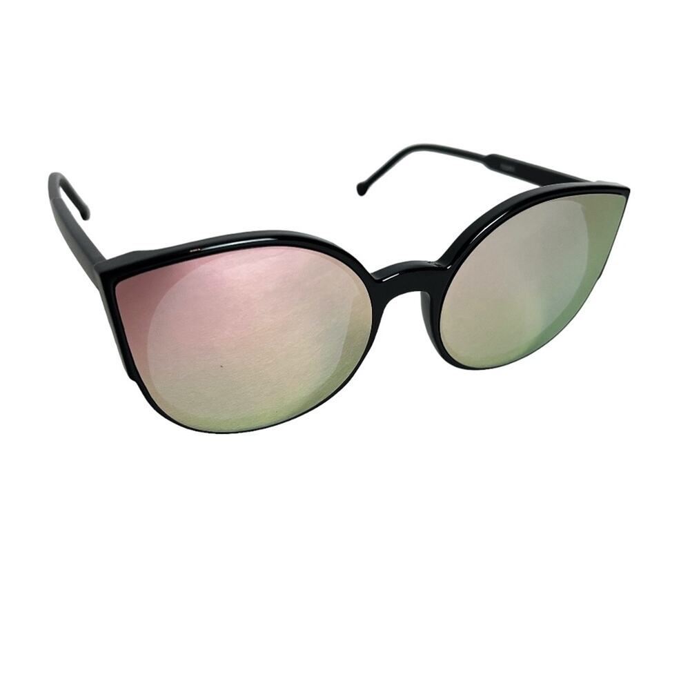 SUNGLASSES SUN GLASSES Plastic Frames Cat Eye Oversized Mirror Lense Shades